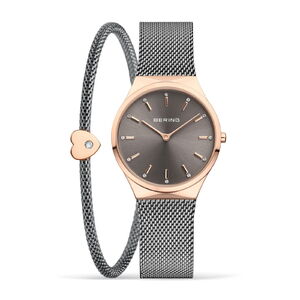 Bering Classic női analóg karóra és karkötő szett 12131-369-GWP