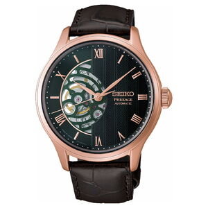 Seiko Presage Japanese Garden automata f&eacute;rfi anal&oacute;g kar&oacute;ra HCB007J1